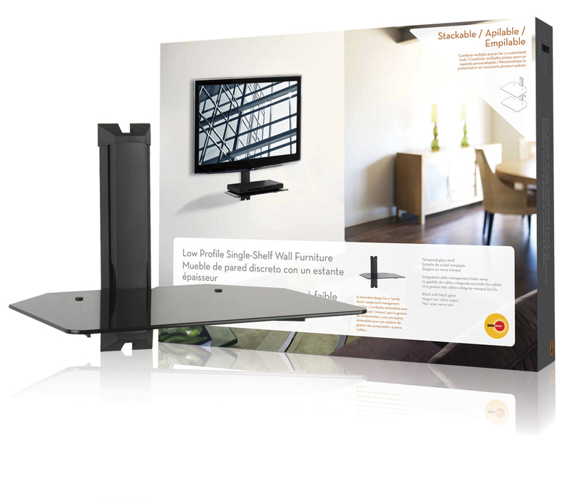 A/V-Plack schwaarz bis 13.6kg