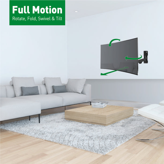 Barkan Mounts laang TV-Mauerbeugel | Universell | 13" - 39" | VESA 200x200