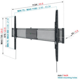 Vogels EFW 8405 LCD LED Plasma Wandstëtzeg SuperFlat XL