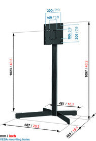 Vogels EFF8230 TV Buedemstänn