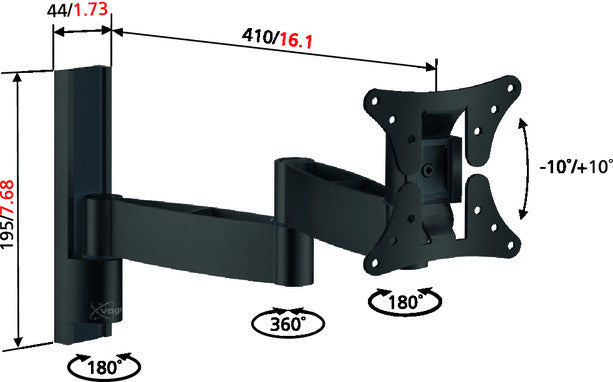 Vogels VFW 426 LCD/TFT-Mauerhalterung