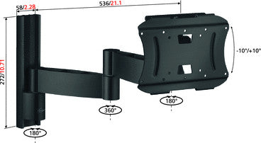 Vogels VFW 432 LCD/Plasma-Mauerhalterung