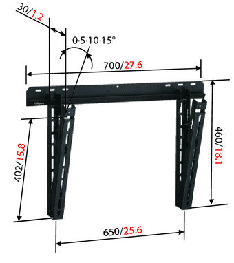 Vogels VFW 140 LCD/Plasma-Mauerhalterung