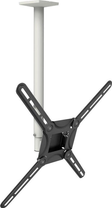 Barkan Mounts Wäiss Plafongsbriet 27 - 65 inch|Héicht verstellbar|Dree- a kippbar|VESA 400x400|Universell