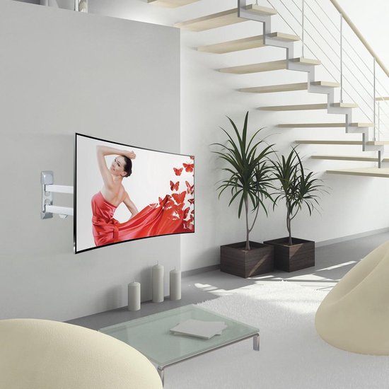 Barkan Mounts Wäiss universell TV-Mauerbriet|13 bis 65 inch|VESA 400x400
