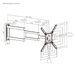 Wolff Mount TVB-15XL – Extra lange Full-Motion TV-muurbeugel tot 65 inch – tot 95 cm uit de muur! – VESA 400x400