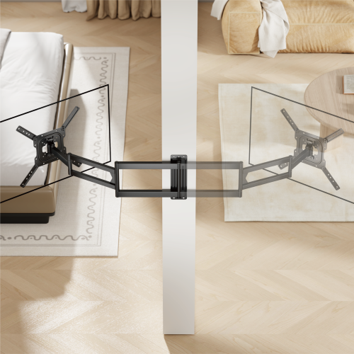 Wolff Mount TVB-15XL – Extra lange Full-Motion TV-muurbeugel tot 65 inch – tot 95 cm uit de muur! – VESA 400x400