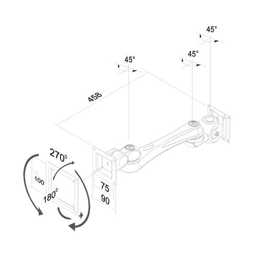 Neomounts LCD/LED/TFT TV-Bieg FPMA-W920