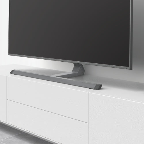 Wolff Mount Universal Aluminium TV-Fouss |Dréi- a kippbar |bis 75 inch |Faarf: Anthrazit |VESA 600x400 |Modernt Design