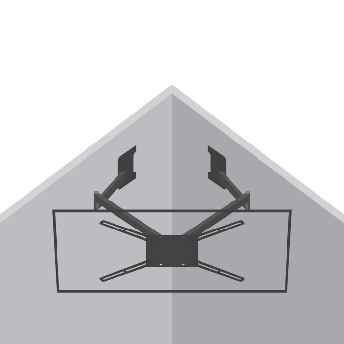 Barkan Mounts Enorm TV-Briet|1 Meter vun der Mauer ewech|13-80 inch