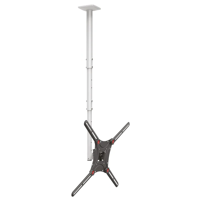 Barkan Mounts Laange teleskopesche Plafongsbriet bis 75 inch|VESA 400x400|Universell|Faarf wäiss