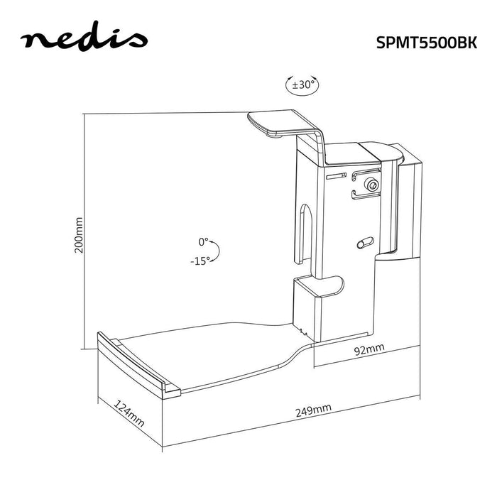 Lautspriecher-Mauerbriet | Sonos® PLAY:5-Gen2? | Kantel- a schwéngbar | Max. 7 kg