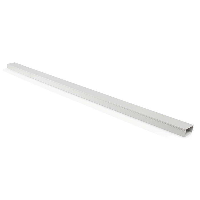 Kabelkanal 110cm x 6cm Wäiss Aluminium