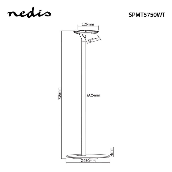 Speaker-Buedemstänn | Fir Sonos® One / Sonos® Play:1 | Max. 3 kg | Fix