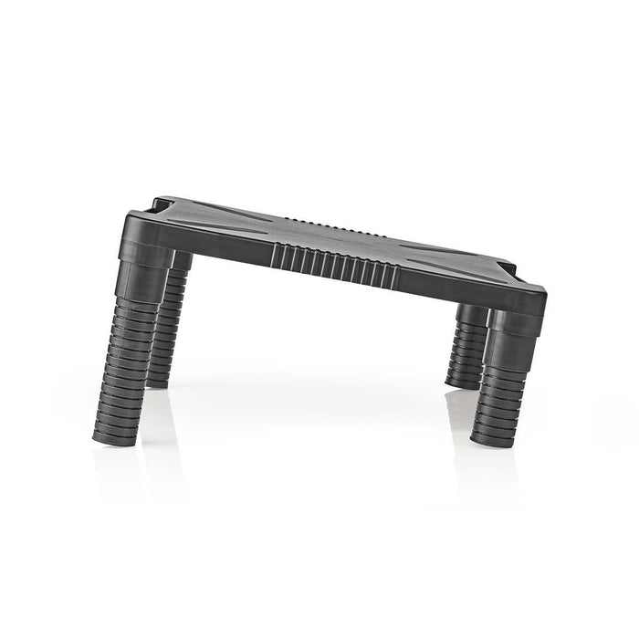 Ergonomesch Monitor-Stand | verstellbar bis 18cm | Schwaarz