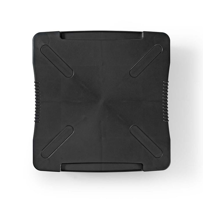 Ergonomesch Monitor-Stand | verstellbar bis 18cm | Schwaarz