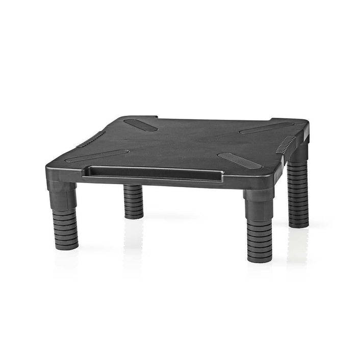 Ergonomesch Monitor-Stand | verstellbar bis 18cm | Schwaarz