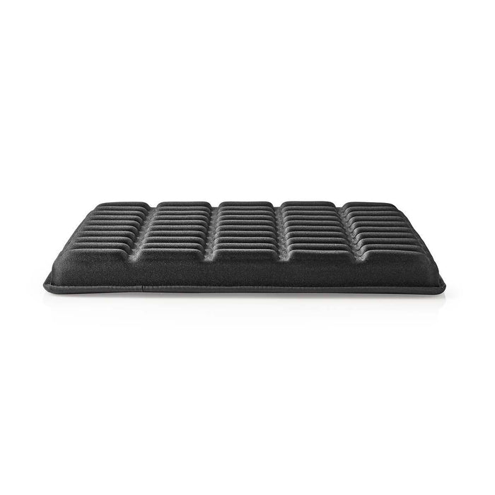 Schmäerzen um Hënneschten? Ergonomescht Sëtzkloss | Gel | Schwaarz