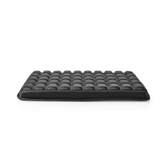 Schmäerzen um Hënneschten? Ergonomescht Sëtzkloss | Gel | Schwaarz