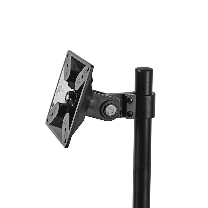 Ergonomesch Monitorbriet | Een Monitor-Aarm | Dréibar a kantelbar | Schwaarz