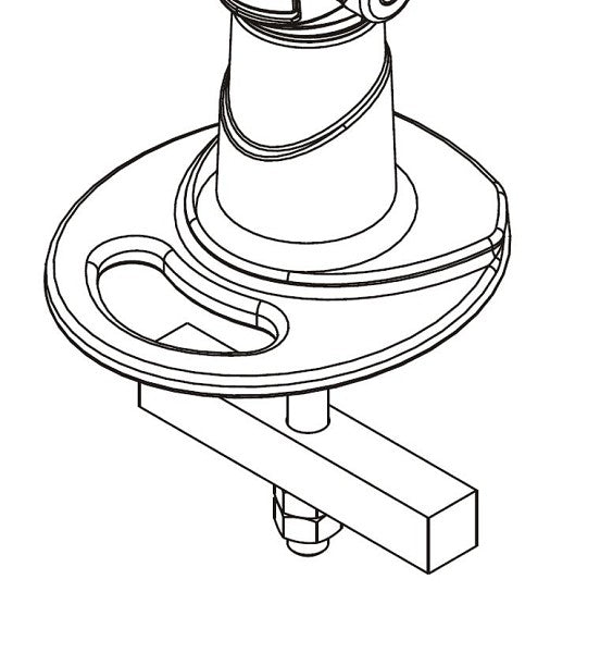 NewStar Montageplack fir Duerchféierung am Schreifdësch FPMA-D940GROMMET