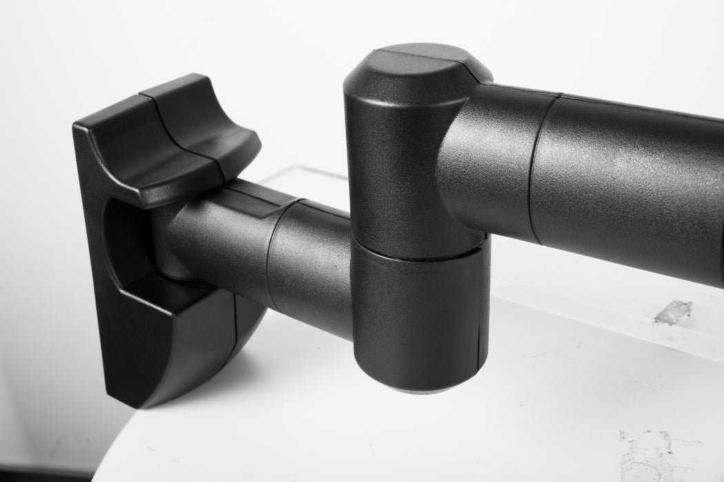 Wolff Mount TV Mauermontage mat 3 Dréipunkten bis 32 inch |Universell |Kompakt |Budget |VESA 200x200