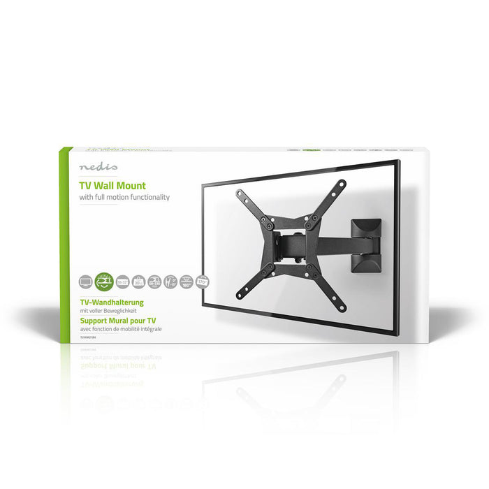 Full Motion TV Wall Mount | 10 - 32" | Max. 30 kg | 2 Scharnéierpunkten
