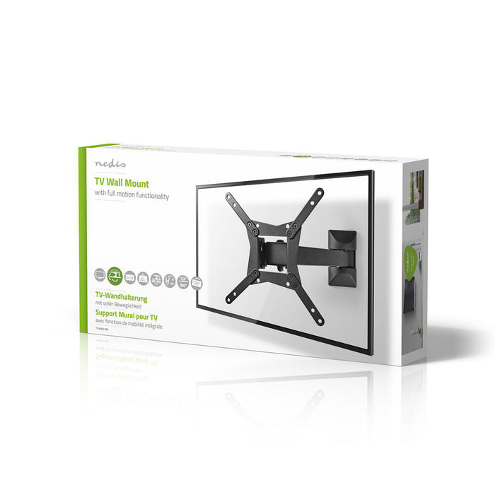 Full Motion TV Wall Mount | 10 - 32" | Max. 30 kg | 2 Scharnéierpunkten