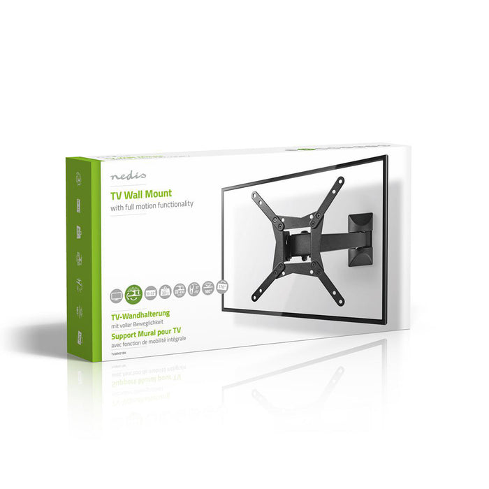 Full Motion TV Wall Mount | 10 - 32" | Max. 30 kg | 2 Scharnéierpunkten