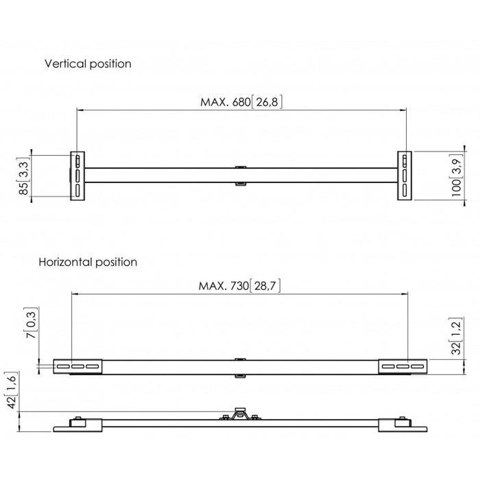 Vogel's Soundbar-Beugel SOUND 3400