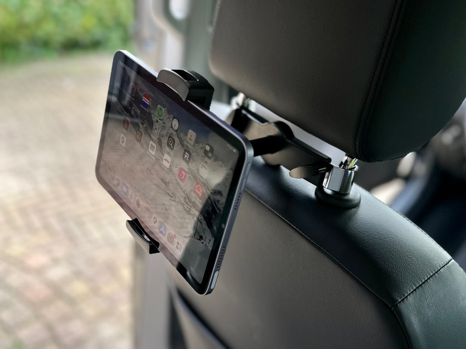 Wolff Mount Autotablet-Halter fir un d’Kappstëtz bis 224mm |Universal |Tablet an iPad