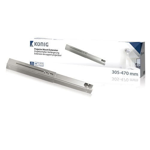 Projektorbeugel-Verlängerung 305–470 mm sëlwer