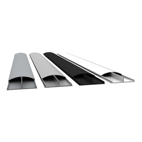 TV-Kabelekanal Aluminium 7.5 cm breet WÄISS