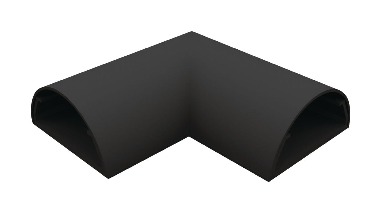 Kabelkanal-Wénkel 90 Grad Breet: 50 mm (schwarz)