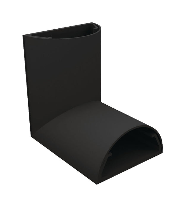 Kabelkanal-Wénkel 90 Grad Breet: 33 mm (schwarz)