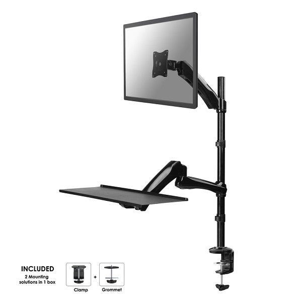 Neomounts FPMA-D500KEYB Aarbechtsplaz-Schreifdëschstëtzt
