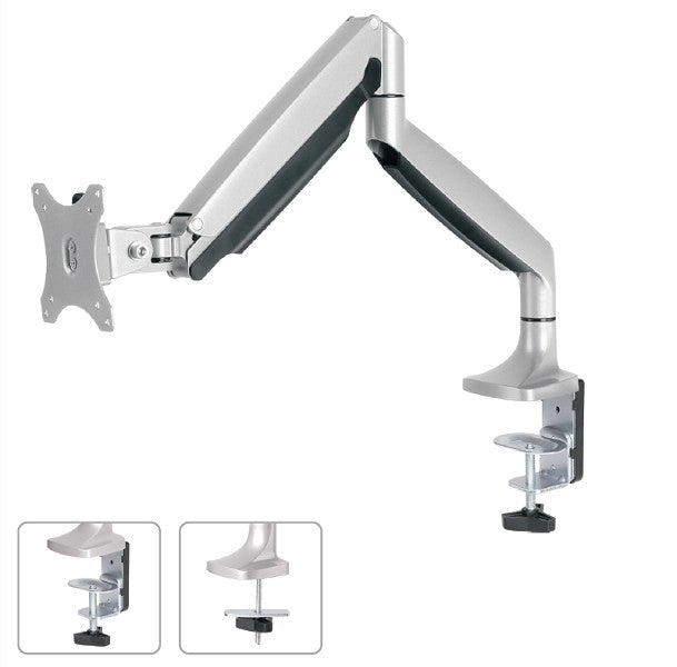 Neomounts NM-D750SILVER Schreifstëtz fir Bildschirmer bis 32 inch