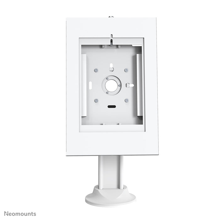 Neomounts DS15-640WH1 dréibar Dëschplack-Tablethalter fir 9,7-11 inch Tabletten - Wäiss