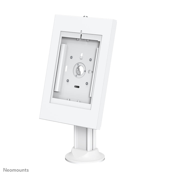 Neomounts DS15-640WH1 dréibar Dëschplack-Tablethalter fir 9,7-11 inch Tabletten - Wäiss