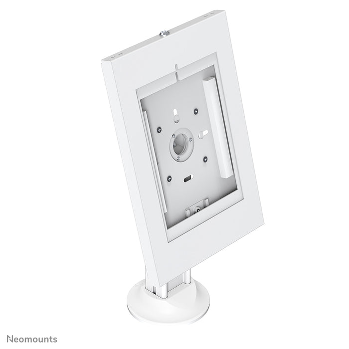 Neomounts DS15-640WH1 dréibar Dëschplack-Tablethalter fir 9,7-11 inch Tabletten - Wäiss
