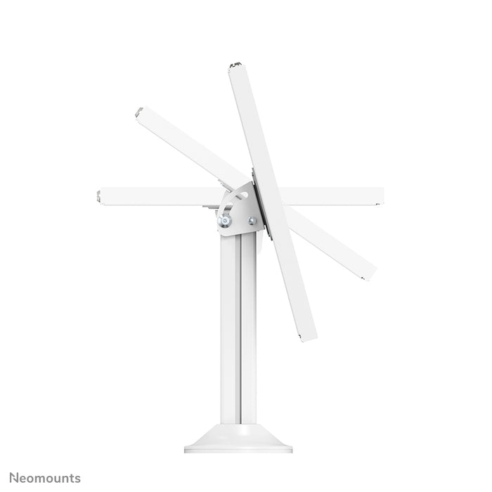 Neomounts DS15-640WH1 dréibar Dëschplack-Tablethalter fir 9,7-11 inch Tabletten - Wäiss