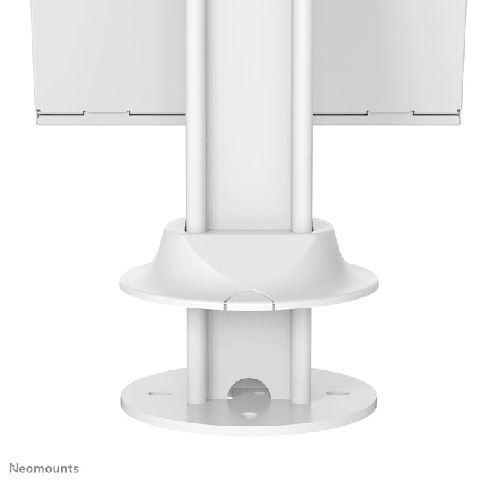 Neomounts DS15-640WH1 dréibar Dëschplack-Tablethalter fir 9,7-11 inch Tabletten - Wäiss