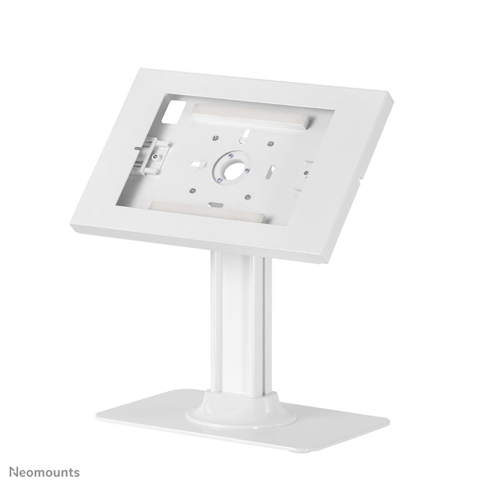Neomounts DS15-650WH1 kip- a dréibar Dëschplack-Tablethalter fir 9,7-11 inch Tabletten - Wäiss