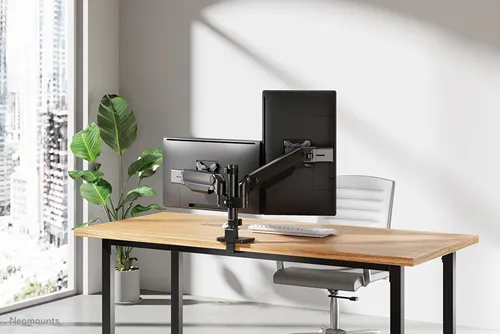 Neomounts DS65S-950BL2 Full-Motion Monitorarm – Flexibel Monnitorhalter | 24-34 inch |