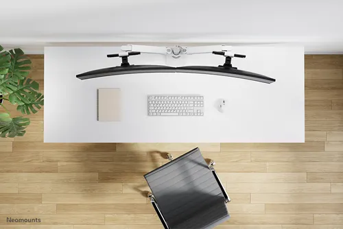 Neomounts DS65S-950WH2 Monitorarm – Elegante Full-Motion Stäip fir 24-34 inch