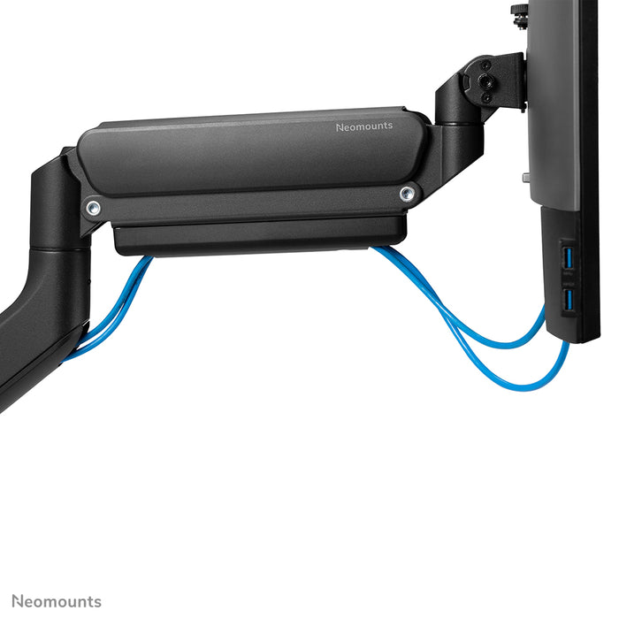 Neomounts DS70-450BL1 Full-Motion Monitor-Büroarm fir 17-42 inch Ekranen - Schwaarz