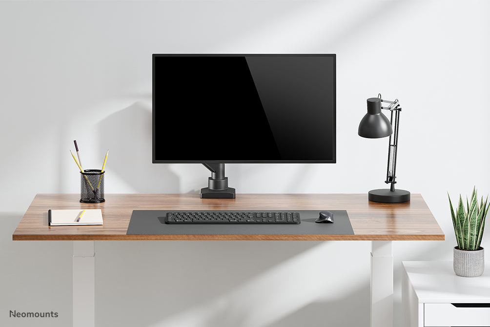 Neomounts DS70-450BL1 Full-Motion Monitor-Büroarm fir 17-42 inch Ekranen - Schwaarz