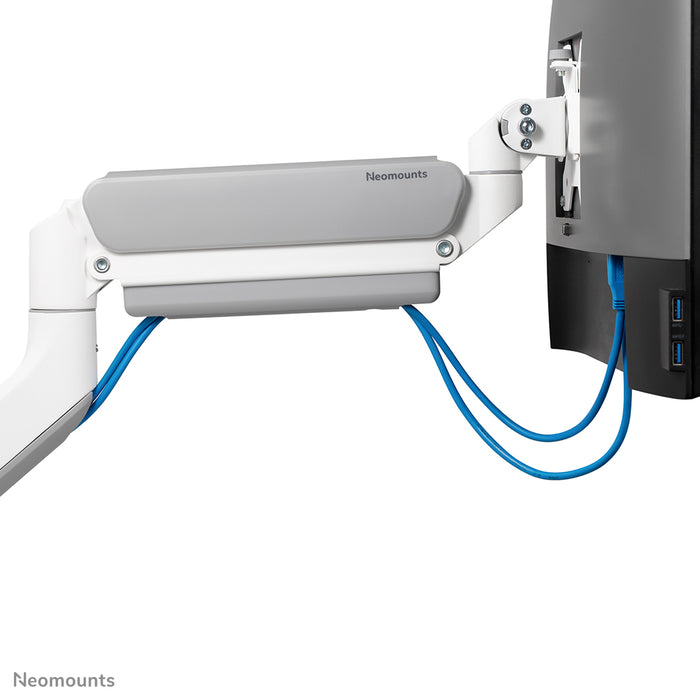 Neomounts DS70-450WH1 Full-Motion Monitor-Büroarm fir 17-42 inch Ekranen - Wäiss