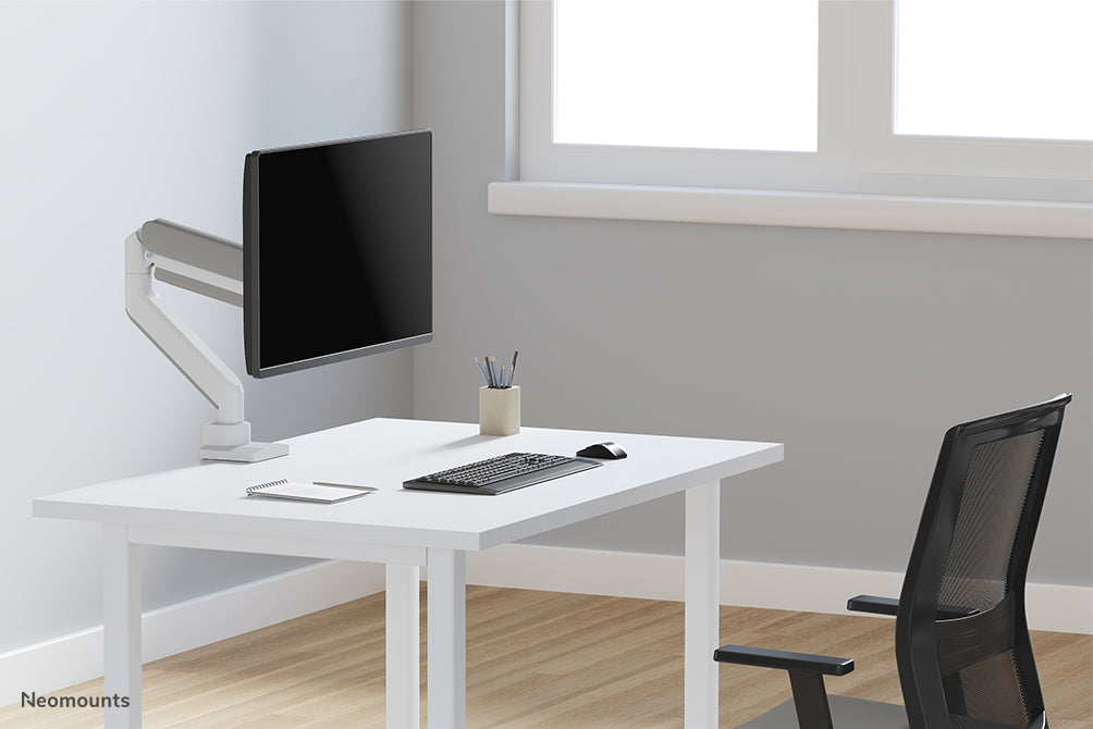 Neomounts DS70-450WH1 Full-Motion Monitor-Büroarm fir 17-42 inch Ekranen - Wäiss