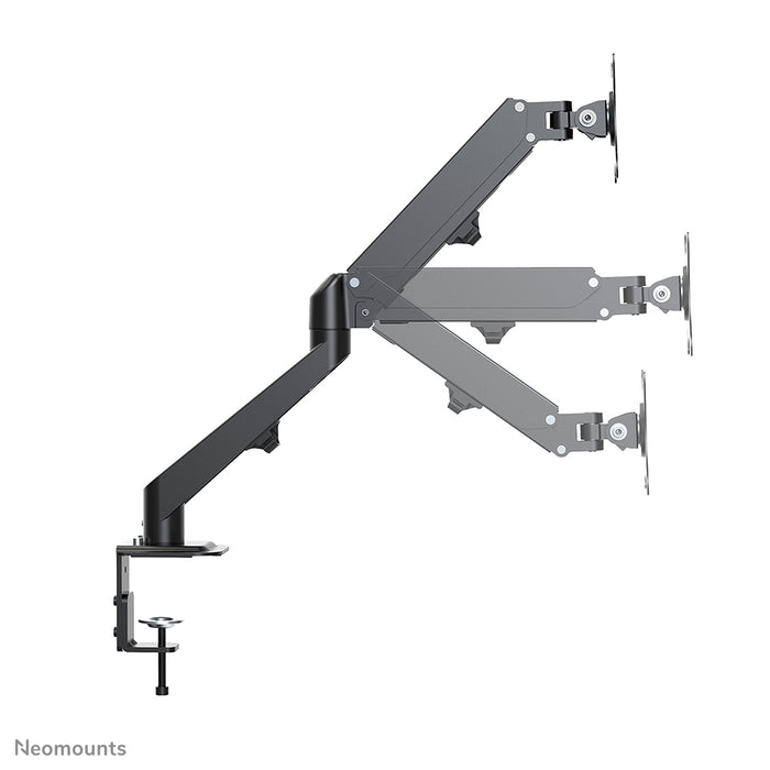 Neomounts DS70-700BL1 Full-Motion Monitor-Büroarm fir 17-27 inch Ekranen - Schwaarz